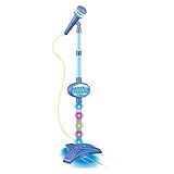 Microfone Pedestal Infantil Rock Show Azul