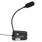 Microfone Portátil Redução De Ruído De Microfone De Mesa De Ampla Compatibilidade Para Jogos De Conferência De Karaokê