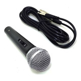 Microfone Profissional Com Cabo