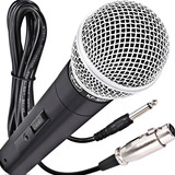 Microfone Profissional Com Fio 5 Metros