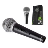 Microfone Profissional Padrão Shure Sm 58 Botão Liga Desliga