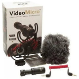 Microfone Profissional Rode Videomicro Canon Nikon E Sony
