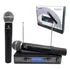 Microfone Profissional Sem Fio Duplo 2 Canais 30 Metros Vhf