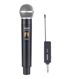 Microfone Profissional Sem Fio Uhf Dinâmico Portátil Podcast