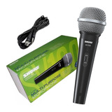 Microfone Profissional Shure Sv100 Com Cabo