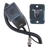 Microfone Ptt Radio Px Amador 4 Pinos Voyage Cobra Suporte