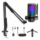 Microfone Rgb Condensador Cardioid