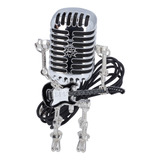Microfone Robot Metal Mic
