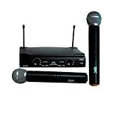 Microfone S Fio Mão Duplo UHF JWL U 585 JWL
