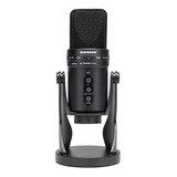 Microfone Samson Condensador C\ 3 Padroes Polares Track Pro 