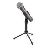 Microfone Samson Q2u Dinâmico Cardioide Xlr usb Q Series Podcast Gravação No Pc Mac Usb Xlr Saída Para Fone