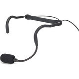 Microfone Samson Qex Bidirecional Fitnesss Headset Cor Preto