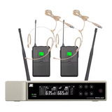 Microfone Sbs Ew135g4 Duplo Ew100 Ew300 Uhf Headset Sem Fio
