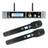 Microfone Sem Fio Arcano Morpheus-2 Duplo Mic De Mão Bivolt Cor Cinza
