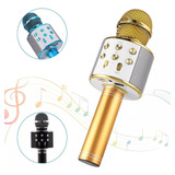 Microfone Sem Fio Bluetooth Usb Tf Karaokê Youtuber Reporter