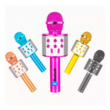 Microfone Sem Fio Bluetooth Youtuber Karaoke Reporter Cores
