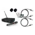 Microfone Sem Fio De Mão Uhxpro-01m Lyco + Espuma E Kit Cor Preto