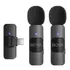 Microfone Sem Fio Duplo Compacto Boya By-v20 Usb-c Cor Preta