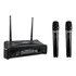 Microfone Sem Fio Duplo Digital Skp Uhf300 D Com Nota Fiscal Cor Preto