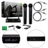 Microfone Sem Fio Duplo Dylan Udx-02 Kit Banda Cantor Igreja Cor Bk-kit-b