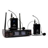 Microfone Sem Fio Duplo Head Set Kadosh K502h