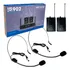 Microfone Sem Fio Duplo Headset Digtal Le Son Ls902 Hd 750d+ Cor Preto