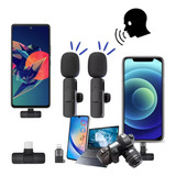 Microfone Sem Fio Duplo Lapela Android iPhone Profissional 2