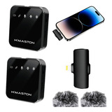 Microfone Sem Fio Duplo Lapela Lightning Para iPhone Mk15