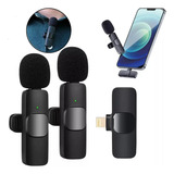 Microfone Sem Fio Duplo Lapela Profissional Android iPhone