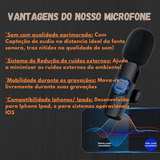 Microfone Sem Fio Duplo