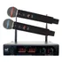 Microfone Sem Fio Duplo Tsi 1200 Uhf 96 Canais