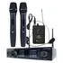 Microfone Sem Fio Kadosh K502t Profissional Preto Completo