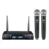 Microfone Sem Fio Karsect Ks248dm Duplo Mão Uhf 96 Freq