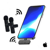 Microfone Sem Fio Lapela Duplo Wireless Compatível iPhone 1