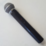 Microfone Sem Fio Leson Ls 202 Ht Sm58 Vhf 9v C Globo