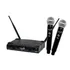 Microfone Sem Fio Lyco Duplo De Mão Uhf Uh02mm Profissional