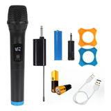 Microfone Sem Fio Profissional Completo Karaoke Transmissor