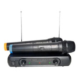 Microfone Sem Fio Profissional Duplo Soundvoice Mm150 Palco