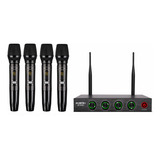 Microfone Sem Fio Quadruplo