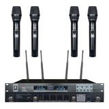 Microfone Sem Fio Quadruplo