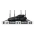 Microfone Sem Fio Quádruplo Uhf Arcano Quarter-b 4 Mics