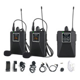 Microfone Sem Fio Uhf 2 Bodypack