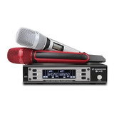 Microfone Sennheiser Duplo Ew 135g4 Bastão Skm 9000 S/fio