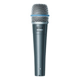 Microfone Shure Beta 57a Para Instrumento De Voz Ou Cardióide - Preto