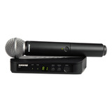 Microfone Shure Blx24br / Sm58 J10 Sem Fio 2 Anos Garantia