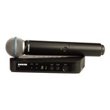 Microfone Shure Blx24br/b58-j10 Sem Fio Beta58 Para Vocais