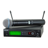 Microfone Shure Sem Fio Slx24 beta