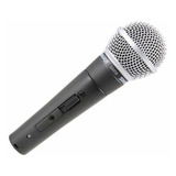 Microfone Shure Sm Sm58s Dinâmico Cardioide