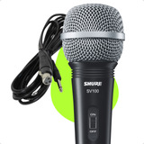 Microfone Shure Sv100 Cardióide - Nfe - 2 Anos De Garantia