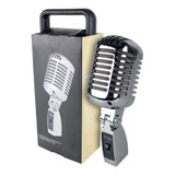 Microfone Stagg Sdm100 Cr Vintage Dinâmico Cardióide